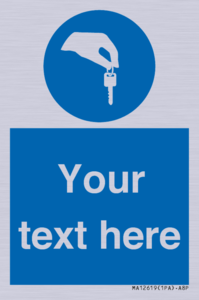 Custom Mandatory Keys Sign